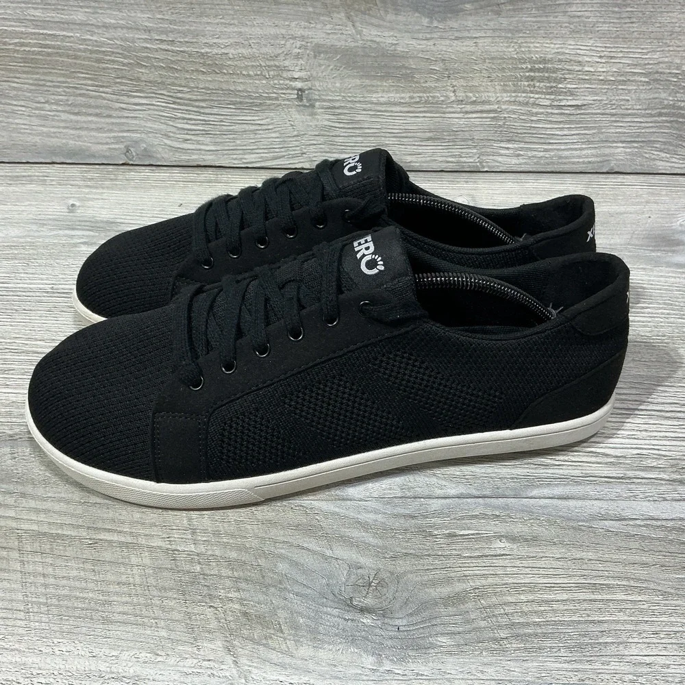 Xero Shoes Men's Dillon Barefoot Minimalist Classic Sneakers Black Size 11.5